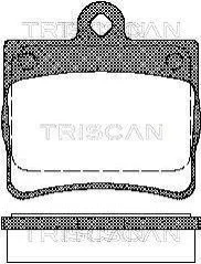 <strong>Колодки гальмівні задні TRISCAN 811023016 (фото 1)</strong>