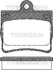 Колодки гальмівні задні для TRISCAN 811023016 фото товару