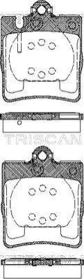 <strong>Колодки гальмівні дискові TRISCAN 811023027 (фото 1)</strong>