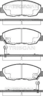 Колодки гальмівні передні для Honda TRISCAN 811040972 фото товару