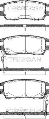 <strong>Колодки гальмівні задні TRISCAN 811042003 (фото 1)</strong>