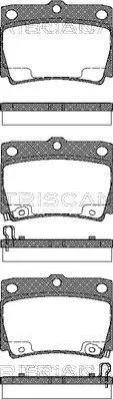 <strong>Колодки гальмівні задні TRISCAN 811042022 (фото 1)</strong>