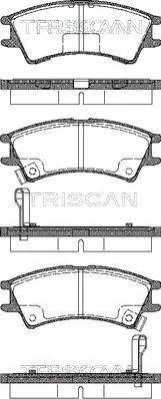 <strong>Колодки гальмівні передні TRISCAN 811043007 (фото 1)</strong>