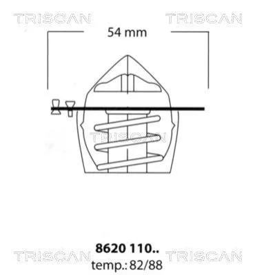 <strong>Термостат TRISCAN 862011088 (фото 1)</strong>