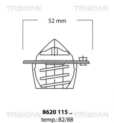 <strong>Термостат TRISCAN 862011582 (фото 1)</strong>