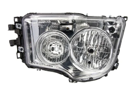 Фара Лів (H1/H21W/H7/PY21W/W5W, ручн, без мотора, включає денні ходові вогні, колір відбивача: хром, колір повороту: прозор) MERCEDES ANTOS, AROCS 07.12- для TRUCKLIGHT HLME015L фото товару