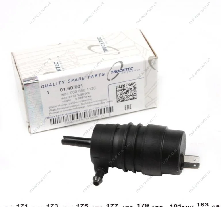 <strong>Насос омивача скла TRUCKTEC 01.60.001 (фото 1)</strong>