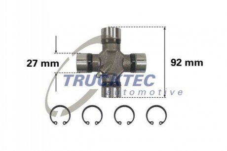 Крестовина TRUCKTEC 02.34.043 фото товара