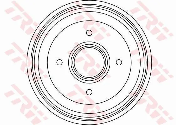 <strong>Гальмівний барабан задн RENAULT 11, 19 I, 19 I CHAMADE, 19 II, 19 II CHAMADE, 5, 9, CLIO I, SUPER 5, TWINGO I 1.0-1.9D 01.72-09.98 TRW DB4066 (фото 1)</strong>