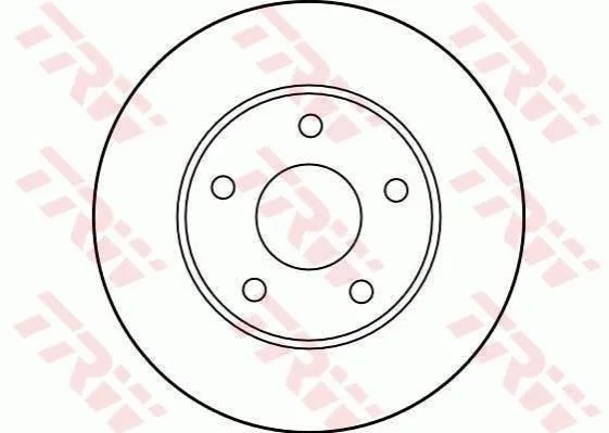 <strong>Гальмівний диск TRW DF1647 (фото 1)</strong>