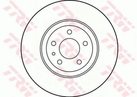 Гальмівний диск для Fiat TRW DF1749 фото товару