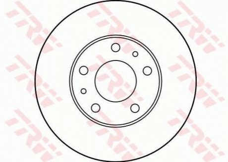 Тормозной диск TRW DF2728