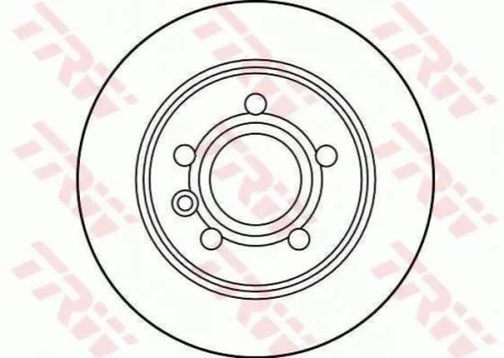 Диск гальмівний для Seat, Volkswagen, Ford TRW DF2777 фото товару
