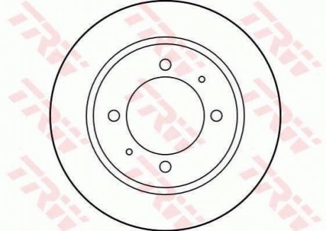 Диск тормозной TRW DF2784 фото товара