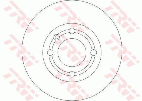 Гальмівний диск для Seat, Volkswagen TRW DF4062 фото товару