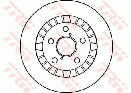 Гальмівний диск TRW DF4093 фото товару