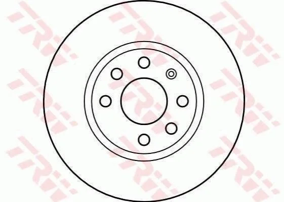 <strong>Гальмівний диск перед. Combo/Corsa/Meriva (00-12) TRW DF4165 (фото 1)</strong>