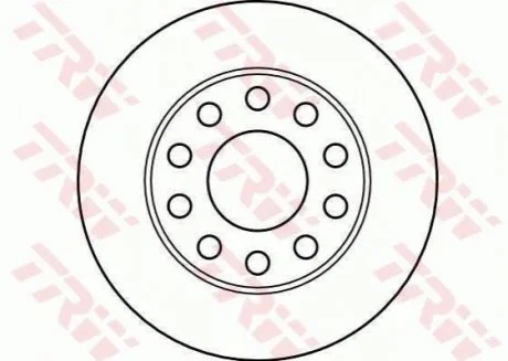 Гальмівний диск для Seat, Audi TRW DF4186 фото товару