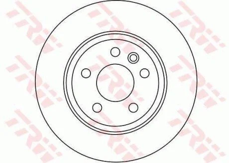 Гальмівний диск для Volkswagen, Seat, Ford TRW DF4208 фото товару