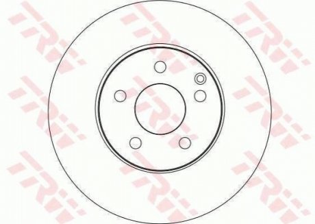 Тормозной диск TRW DF4261 (фото 1)