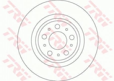 Тормозной диск TRW DF4338 (фото 1)