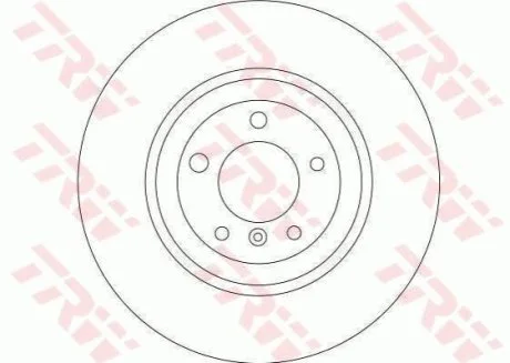 Гальмівний диск для Volkswagen, Skoda, Seat, Audi TRW DF4350S фото товару