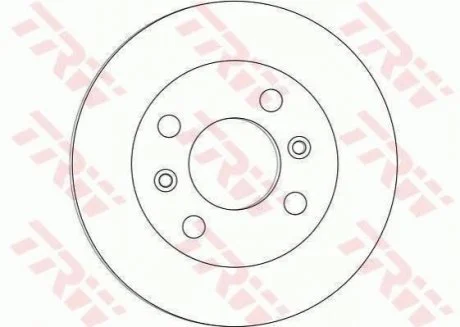 Гальмівний диск для Saab, KIA, Hyundai TRW DF4458 фото товара