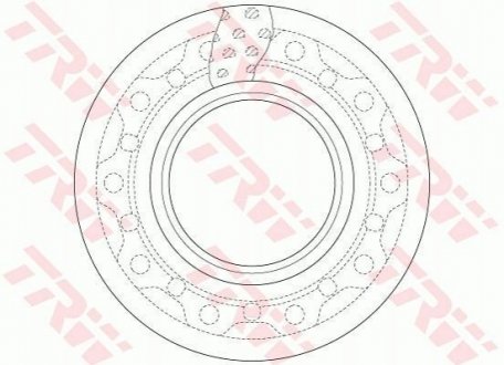 Тормозной диск TRW DF5017S фото товара