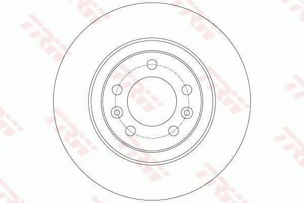 <strong>Гальмівний диск TRW DF6134 (фото 1)</strong>