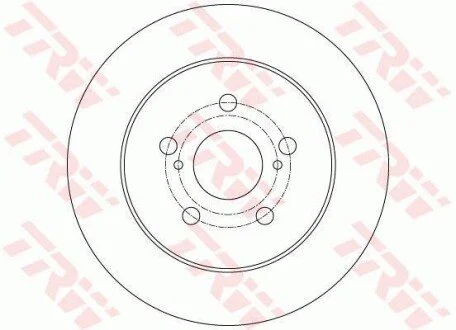 Гальмівний диск для Lexus, Subaru, Toyota TRW DF6145 фото товару