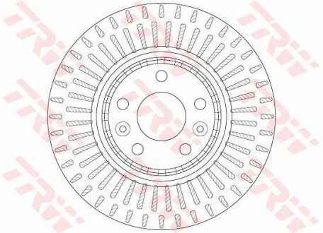 Гальмівний диск для TRW DF6208S фото товару