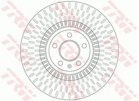 Диск гальмівний для Peugeot, Audi TRW DF6216 фото товару