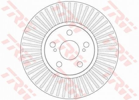 Диск тормозной TRW DF6234 фото товара