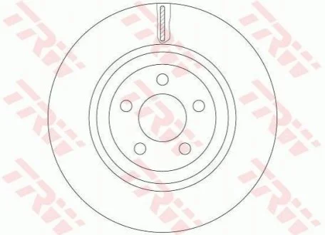 Диск гальмівний для Lancia, Chrysler, Opel TRW DF6244S фото товару