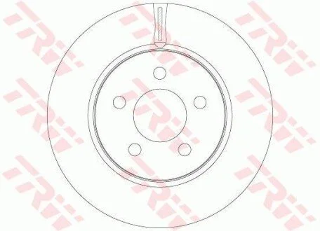 Гальмівний диск для Dodge, Jeep TRW DF6264 фото товару
