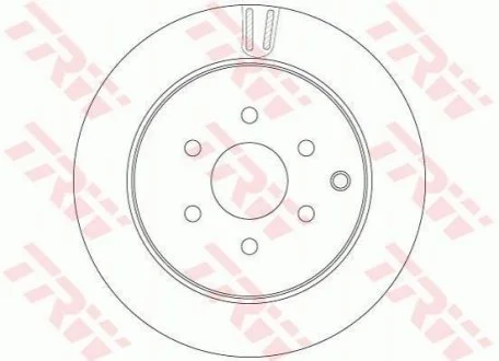 Гальмівний диск для Nissan TRW DF6289 фото товару