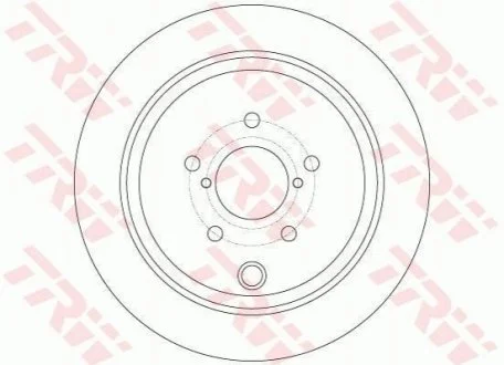 Гальмівний диск для Subaru, Toyota TRW DF6306 фото товара
