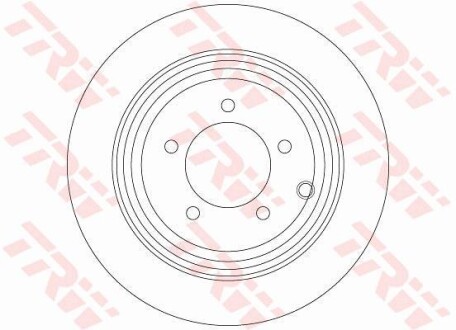 Диск гальмівний TRW DF6326 фото товару