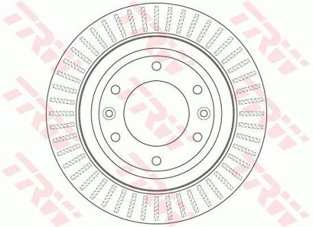 Гальмівний диск для TRW DF6350 фото товара
