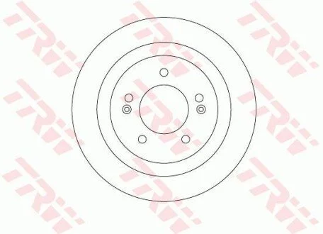 Гальмівний диск для Hyundai TRW DF6367 фото товару