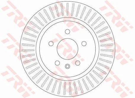 Гальмівний диск для Vauxhall, Opel TRW DF6371 фото товару