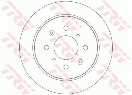 Диск гальмівний для Honda TRW DF6378 фото товару