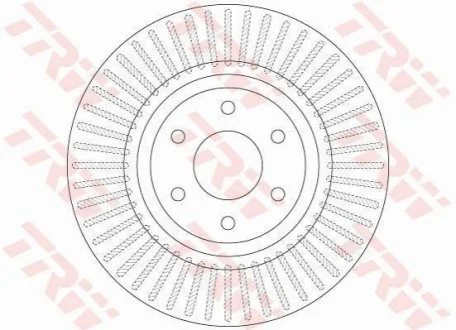 Гальмівний диск для Nissan TRW DF6425 фото товару