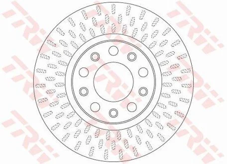 Гальмівний диск для Jeep, Alfa Romeo TRW DF6450 фото товару