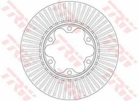 Диск гальмівний для TRW DF6481 фото товару