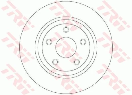 Гальмівний диск для Jeep TRW DF6492 фото товару