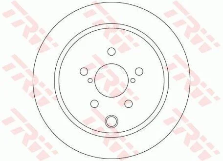 Гальмівний диск для Subaru TRW DF6503 фото товару