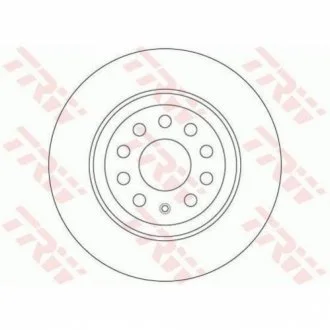 Гальмівний диск зад.Passat/Tiguan/Golf/Sharan/Touran/Kodiaq/Superb 15- для Volkswagen, Audi, Skoda, Seat TRW DF6504 фото товару