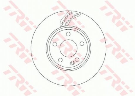 Тормозной диск TRW DF6591 (фото 1)