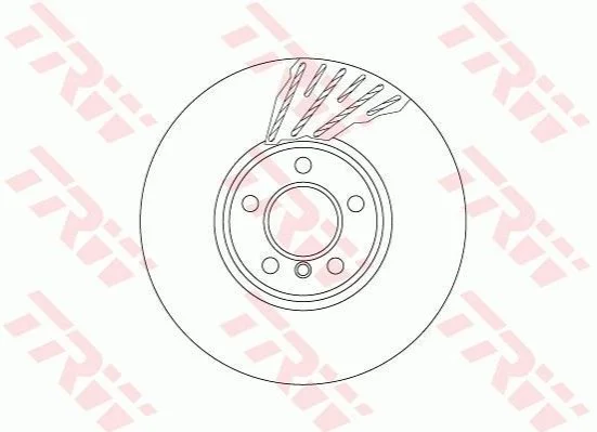 <strong>Гальмівний диск TRW DF6611S (фото 1)</strong>